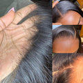 Cheap Cuticles Aligned Brazilian Human Hair Wigs for Black Women250% Density Bleached Knots 40 Inch Full Lace Human Hair Wig