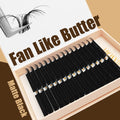 Abonnie Mink Lash Supplies Individual Eyelash Extensions Matte Black Silk Lash Extensions Wholesale Cashmere Velvet Lash Trays