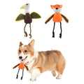 Durable Pet Toys for Small Medium Large Dogs Teething Canvas Rope Chew Toy Interactive Squeaky Dog Toy Wholesale