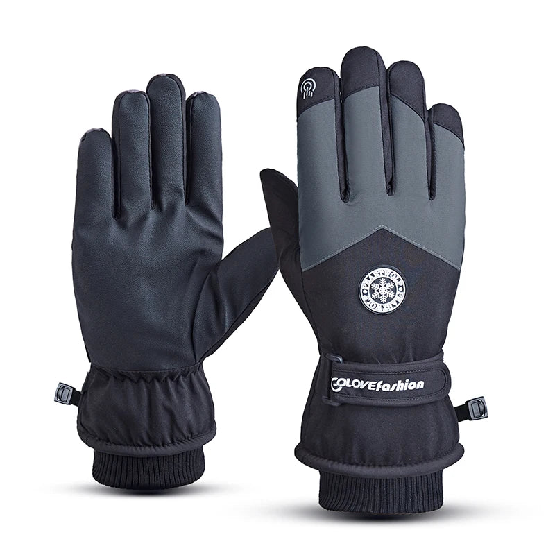 Hot Sale Touch Screen Warm Sport Men Snow Soft Lining Unisex Thicken Waterproof Ski Winter Bike Gloves