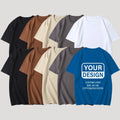 Washed Knitted Oversized Blank Digital Printing Logo Vintage Heavyweight Anti-Wrinkle Quick Dry T Shirt for Men
