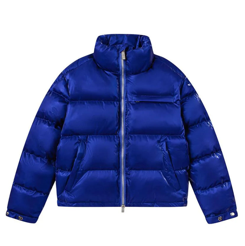 Men's Thick Warm Jacket Coat Stand-up Collar Autumn Winter Cotton Parkas Men  Loose Men's Winter Clothing