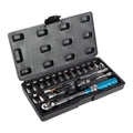 21pcs 1/4'' 5-25Nm Pre Adjustable Torque Wrench for Automotive Repair Quick Ratchet Torque Wrench Socket Set