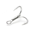 3X Strong Treble Hook High Carbon Steel Matte Tin Coated Triple Fishhook Bass Saltwater Freshwater Fishing Tackle