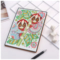 Factory Wholesale Diy Mosaic Animal Pattern Diamond Embroidery 5D Diamond Painting Crystal Special-shaped Diamond Notebook