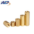 NLD Custom Hot Selling  M2*20 M2.5*22 Hexagon Standoff Spacer Connector Coupling Brass Nut
