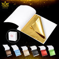9*9cm 100 Sheets/Pack Renovation Nail Art DIY Painting Decor Premium Gold Imitation B Gold Foil Sheets