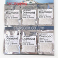 Starsgem 0.8mm-3mm Wholesale Diamant Melee Small Size Round White Loose Diamond