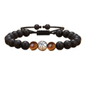 Creative Coach Football Cross Beaded Bracelet Always Remember Card Baseball Beaded Bracelet to My Son