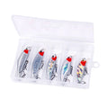 Wholesale Box024-A Combo 5pcs/box Artificial ABS Hard Plastic Baits Minnow Fishing Lures Kit Set