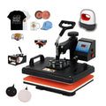 Combo 5 in 1 Multi-function Sublimation Heat Press Machine Digital Heat Press Machine for Mug t Shirt Hat Mini Iron Hot Transfer