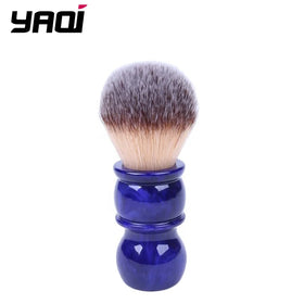 Yaqi 24MM Wholesale Mens Shaving Brushes Bluish Violet Synthetic Vegan Hair Resin Handle