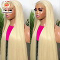 Wear and Go Glueless 100 Human Hair Wigs 613 Blonde Burmese Afro Curly Body Wave Pre Plucked Frontal Lace Peruvian Hair Vendors