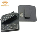 Redi Lock Double Dots Bars Diamond Grinding Shoe Puck Blades Tools for Concrete Floor Preparation