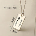 Stainless Steel Mom Dog Tag Necklaces Baby Bear Mama Bear Mother's Day Thanksgiving Birthday Gift for Mother Necklace