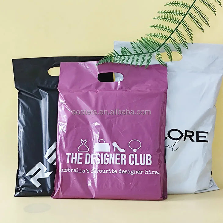 Hot Selling Custom Plastic Mailing Bags with Handle Recycled Mailing Bags Biodegradable