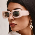 VIFF HP21045 Plastico Gran Marco Cuadrado De Gran Tamano Colorido Personalizado Moda Moda Hombres Gafas De Sol Sombras