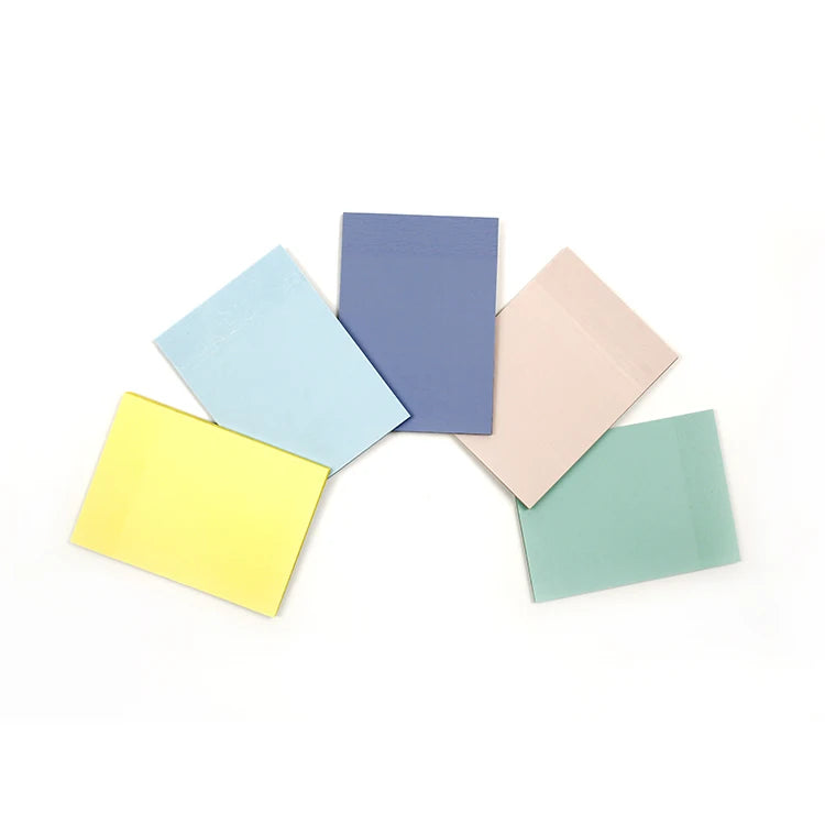 Multi Color Optional Beautiful Cling Transparent Custom Sticky Notes