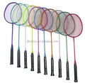 Factory-Made Badminton Racket with Hard & Soft Fibre Shaft for Indoor & Outdoor Use Features PU Grip Material