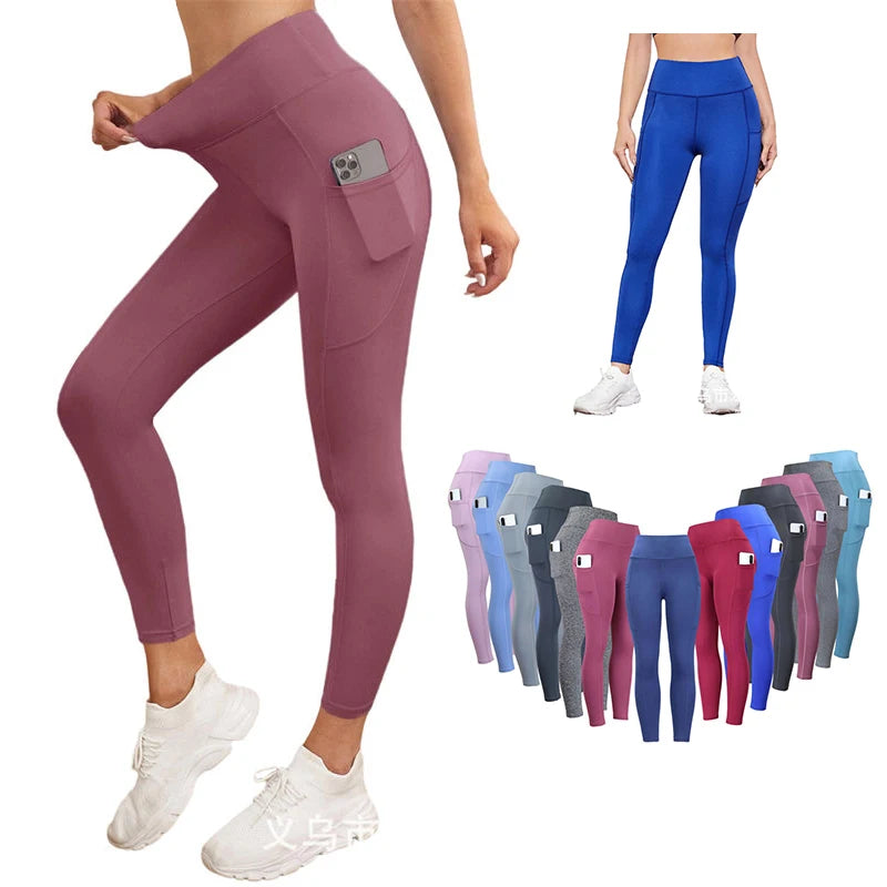 Oem Butt Lift Gym Pants Custom High Waist Yoga Leggings High Waisted Yoga Pants