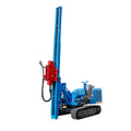 solar ground hammer or screw fence post pile driver machine piling machine