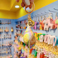 Vintage Boho Jewelry Shell Conch Keychains Women Bag Purse Schoolbag Charms Summer Acrylic Conch Sea Shell Small Bell Key Rings
