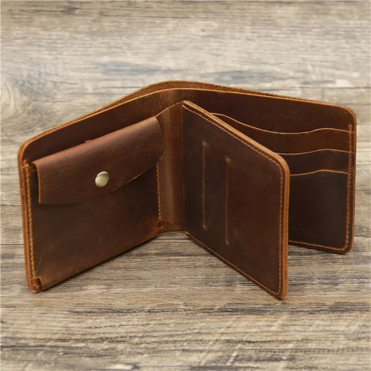 Wallet Men Leather Multi Card Organizer Full Grain Genuine Leather Men Handmade Wallets