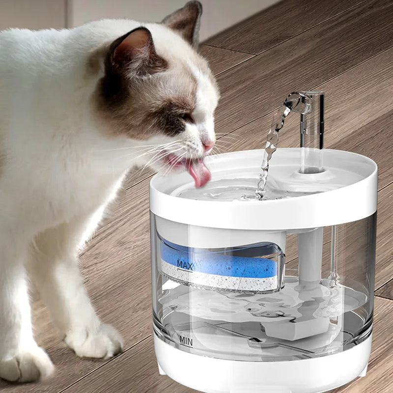 USB Smart Automatic Pet Water Dispenser Cat Fountain Filter Water Fountain Cat Water Drinker
