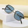 Hot Selling Modern Fashion Newest Metal Square Male Sunglasses