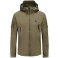 Waterproof Windproof Heated Hard Shell Jacket 100% Polyester Winter Use