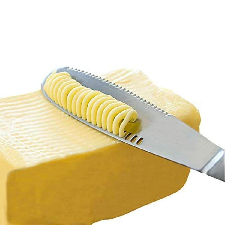 Japanese 3 in 1 Mini Stainless Steel Food Bread Cheese Grater Cutter Tools Wide Butter Knife Spreader