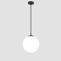 Minimalism White Globe Hanging Lamps for Bar Restaurant Bedroom Bedside Decoration Lighting Glass Ball LED Pendant Light
