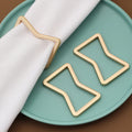 Napkin Rings Hot Sale Gold Accessories Napkin Rings Metal Stainless Steel Elegant Wedding  Napkin Rings