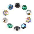 Gemstone Flower Round Circle Fancy Stones K9 Point Back Rhinestone Loose Beads Crystals Stone for DIY Crafts