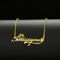 Custom Name Baby Girl Choker  for Children Nameplate Gold Chain Necklace BFF Baby Show Jewelry Gift Idea