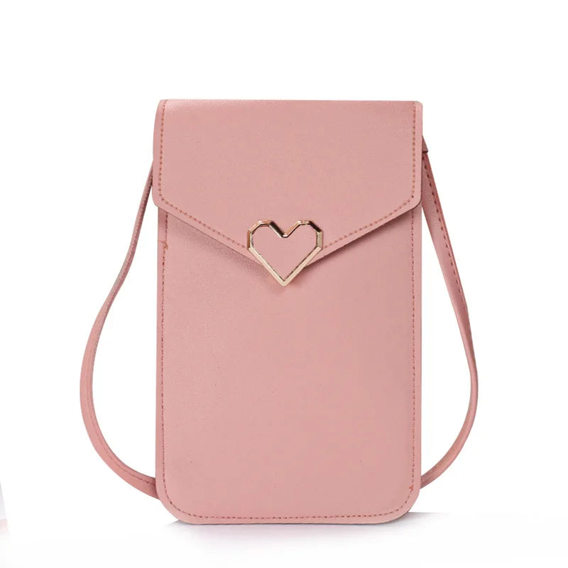 PU Leather Phone Bag for Women New Vintage Style Dress and Bohemian Crossbody Wallet for Winter and Summer