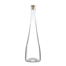 Customized High Quality 500ml Glass Bottle with Crown Cap for Liqueur Vodka Whiskey