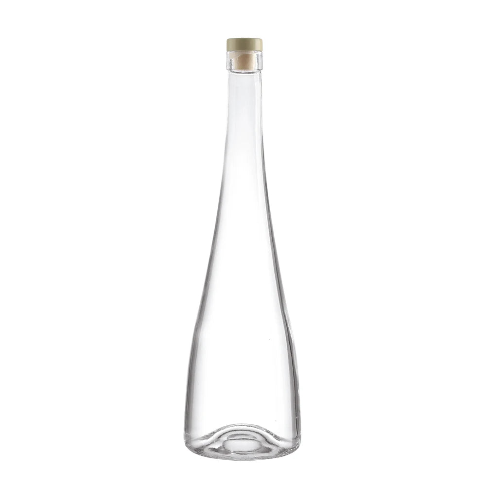 Customized High Quality 500ml Glass Bottle with Crown Cap for Liqueur Vodka Whiskey
