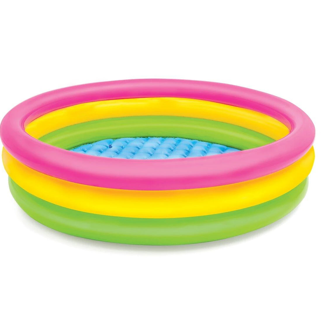 INTEX 57422 Kids Swimming Pool 3-Ring Rainbow Design Piscine Gonflable for Kids