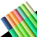 1mm Thick Solid Color Smooth Glow-in-the-Dark Variegated PU Leather for Cell Phone Cases Light-Up Toys Bags Sofas