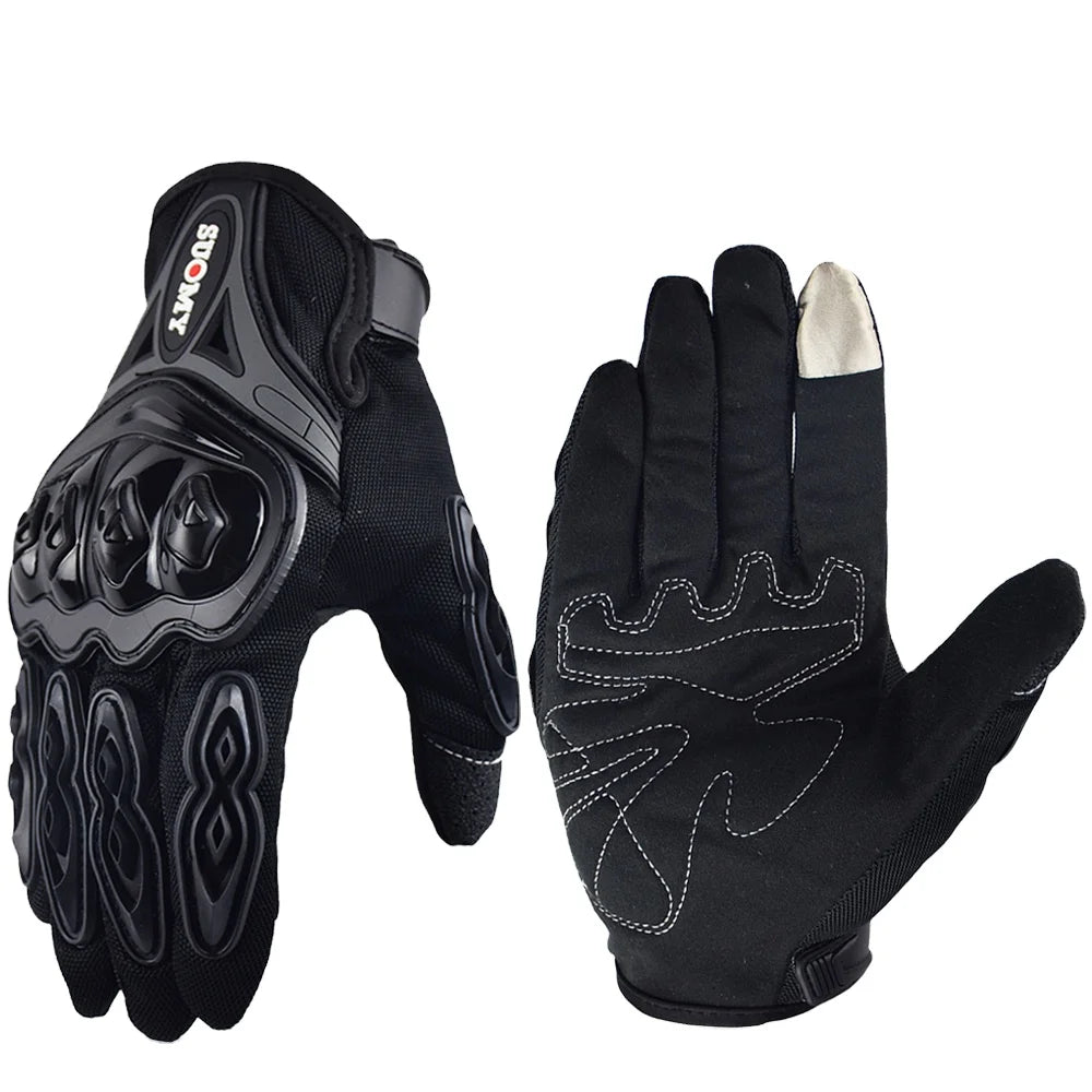 Summer Breathable Motorcycle Riding Gloves Full Finger Motorbike Equipment Women Men Motocross Racing Sports Protect Gloves