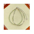 Natural Prehnite Faced Double Circle Bracelet Natural Crystal Gemstone Fashion Jewelry