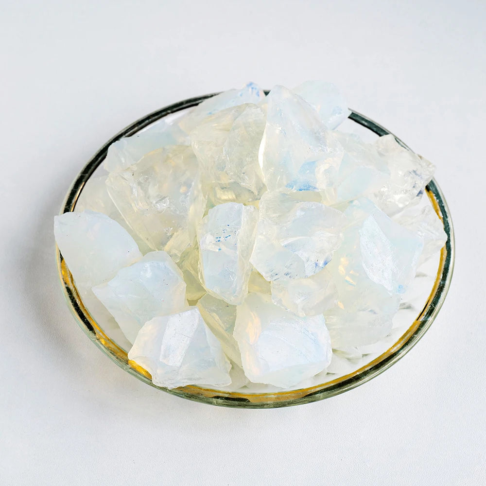Wholesale Healing Stone Opalite Raw Crystal Quartz Opal Rough Stone Mineral Collection