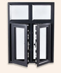 Thermal Break Modern Water Tight Soundproof Slim Aluminum Alloy Frame Double/Triple Glazed Fiberglass Screen Casement Window