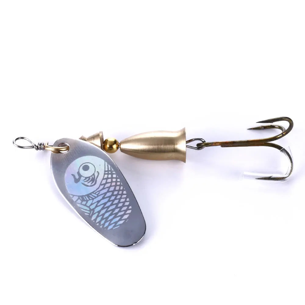 Wholesale SP141 7cm 8.5g Artificial Metal Spinner Baits Spoon Fishing Lures
