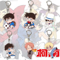 Detective Conan Backpack Pendant Kudo Shinichi Anime Figure Acrylic Keychain