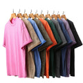 Factory Formal Solid 230gsm Oversized Blank Vintage 100% Organic Cotton Washed Eco-Friendly Men's T-shirts
