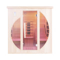 2-Person Infrared Sauna with Recliner | Hemlock Far FIR Home Spa (2025) | Dual Seating Easy Assembly | Indoor Relaxation