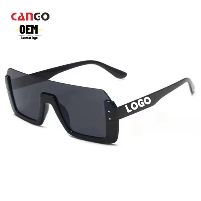 Global Hot Sale PC Semi-rimless Sunglasses PC Lens UV400 Custom Logo Party Gathering Sunscreen Wholesale Bulk Supply Eyewear