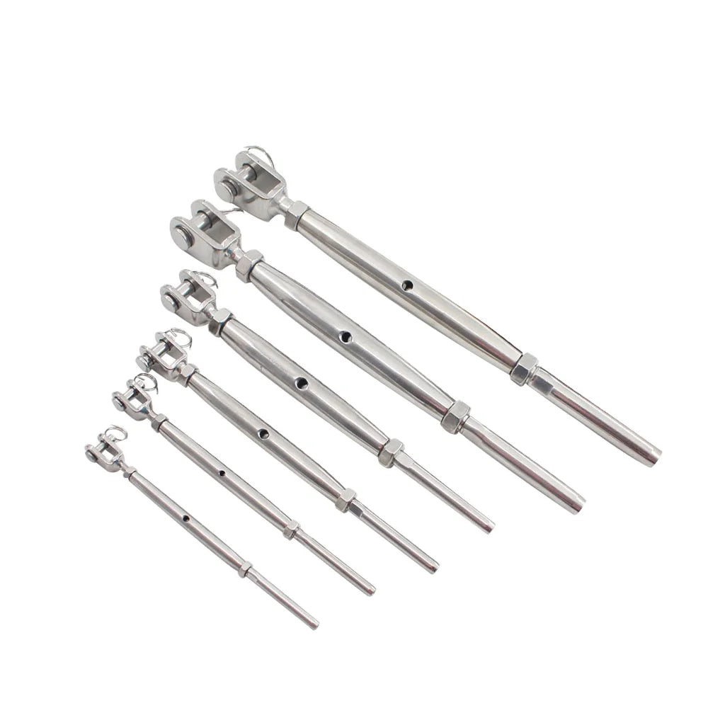 Railing Hardware Kit Wire Rope for Wood Post SS316  Swage Toggle Turnbuckle Tensioner
